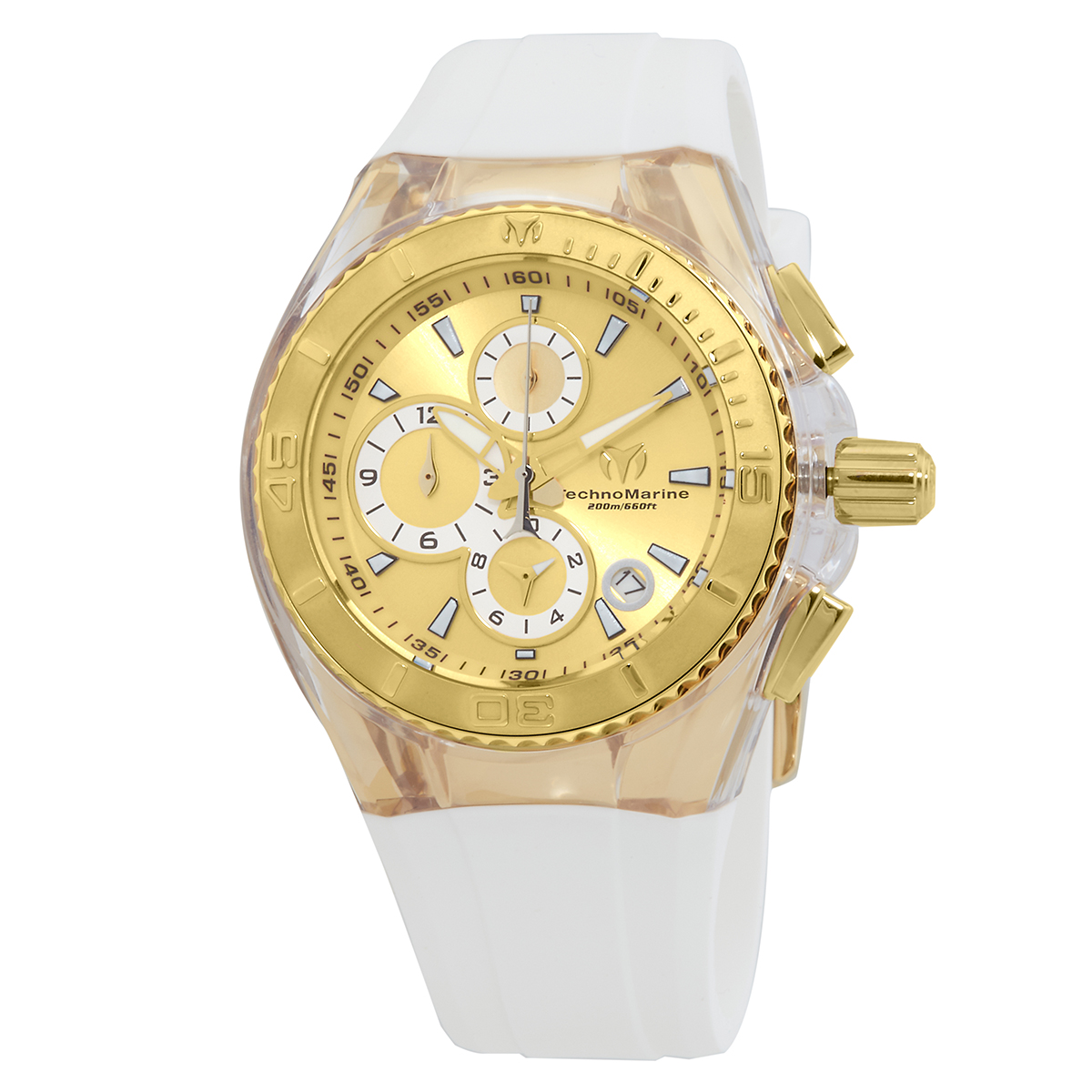 Technomarine Cruise Original Gold Dial Chronograph Ladies  display picture 3