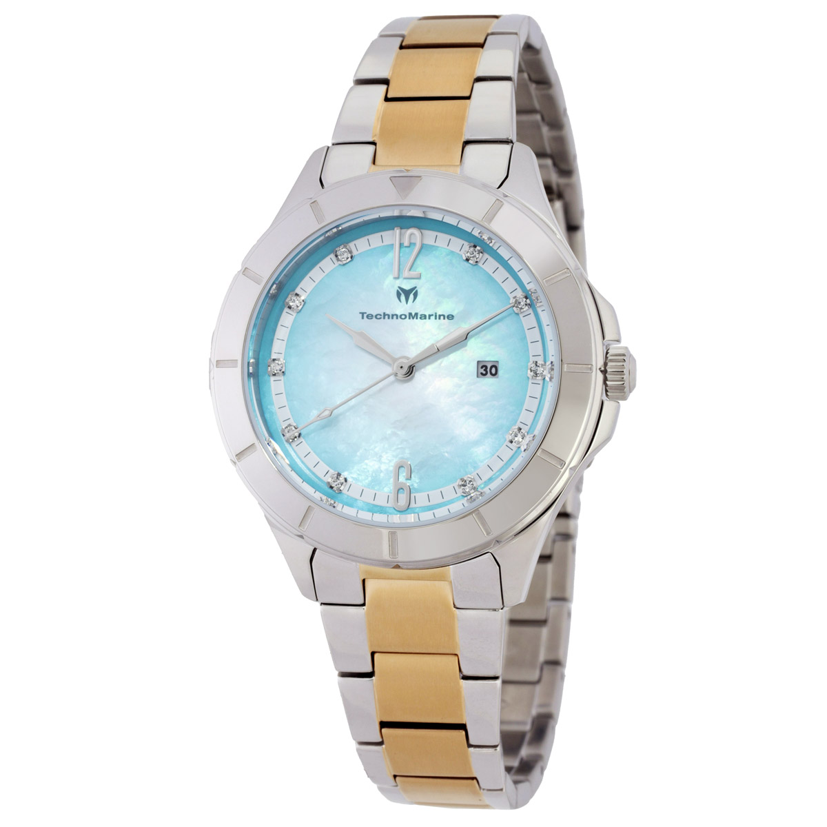 NWT Technomarine Luna Quartz Crystal Ladies Watch NWT Authentic Technomarine Luna Quartz Crystal Women\ main image 4