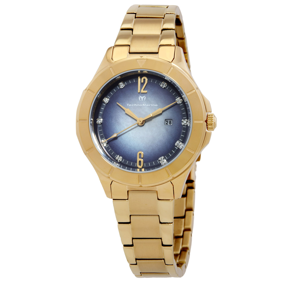 Technomarine Luna Quartz Crystal Ladies Watch TM-826003