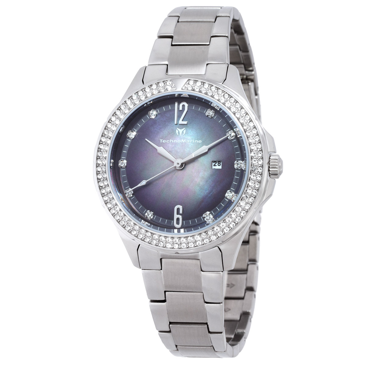 Technomarine Luna Quartz Crystal Ladies Watch TM-826008
