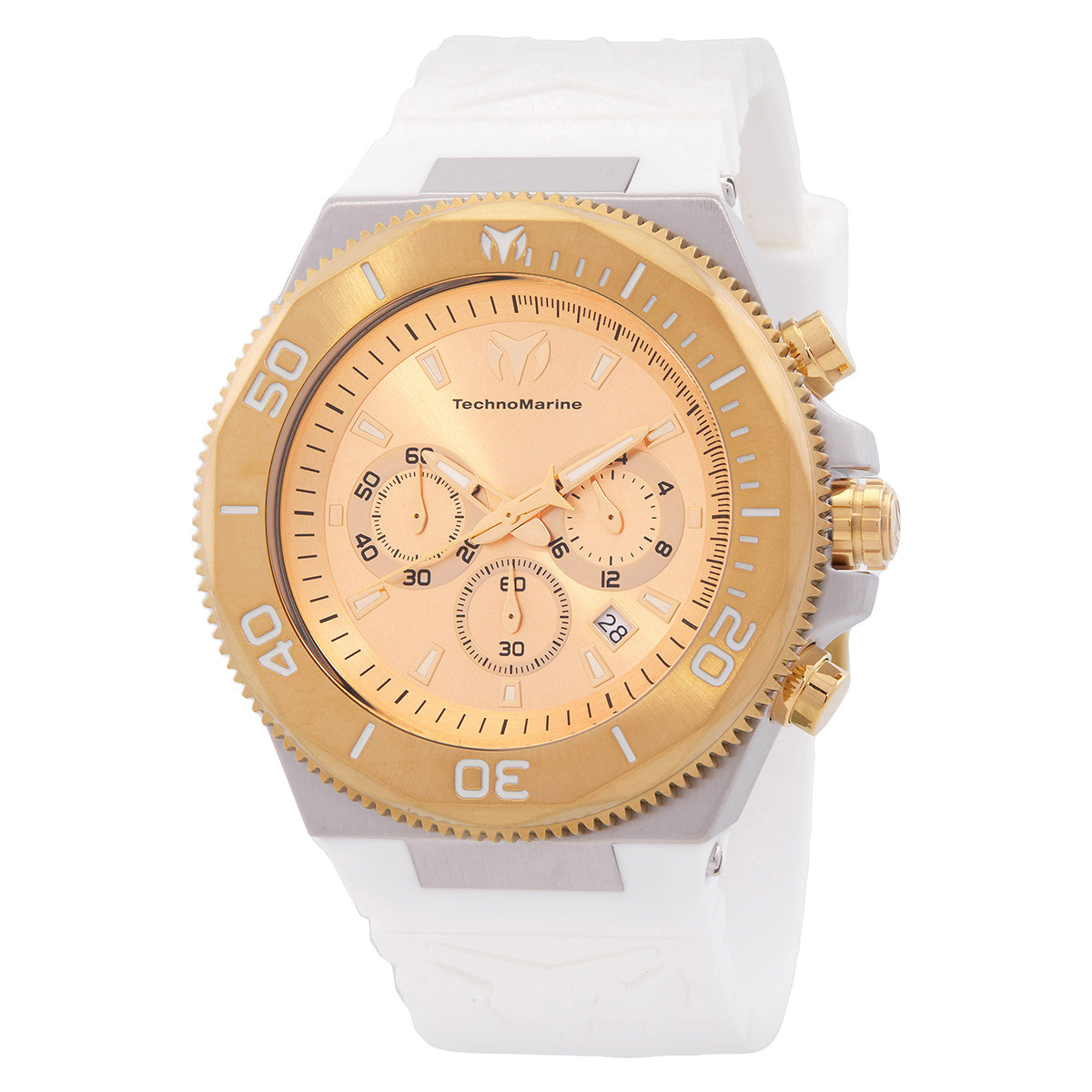 Technomarine Manta Chronograph Quartz Gold Dial Men's Watch TM-224017