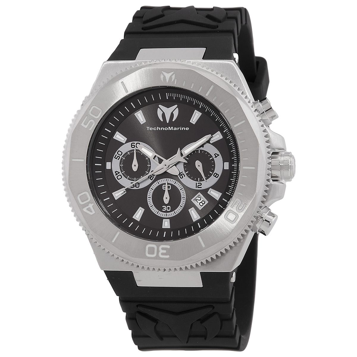 Technomarine Manta Ocean Chronograph Quartz Black Dial Men's Watch
