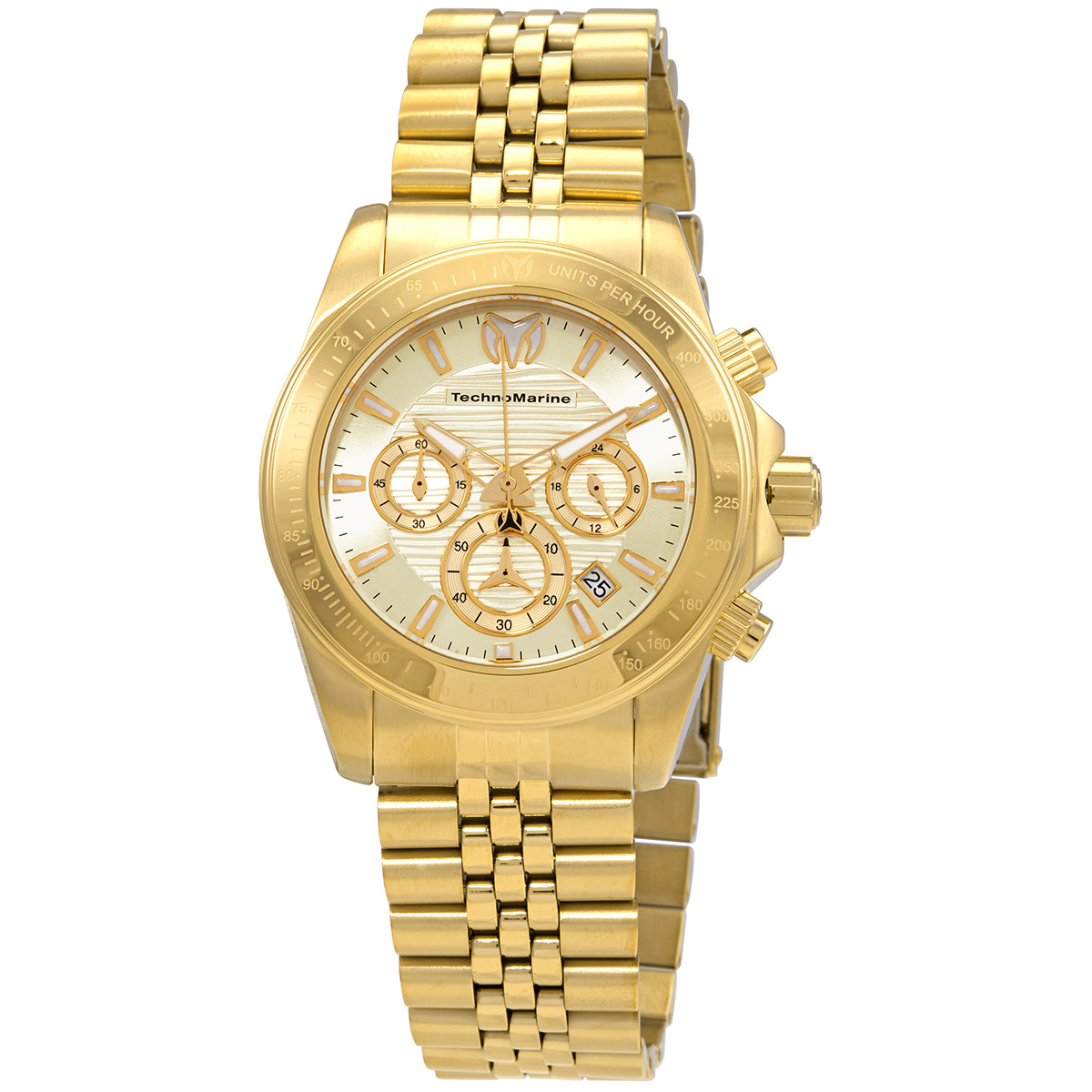 Technomarine Manta Ray Chronograph Gold Dial Men's Watch TM-219022