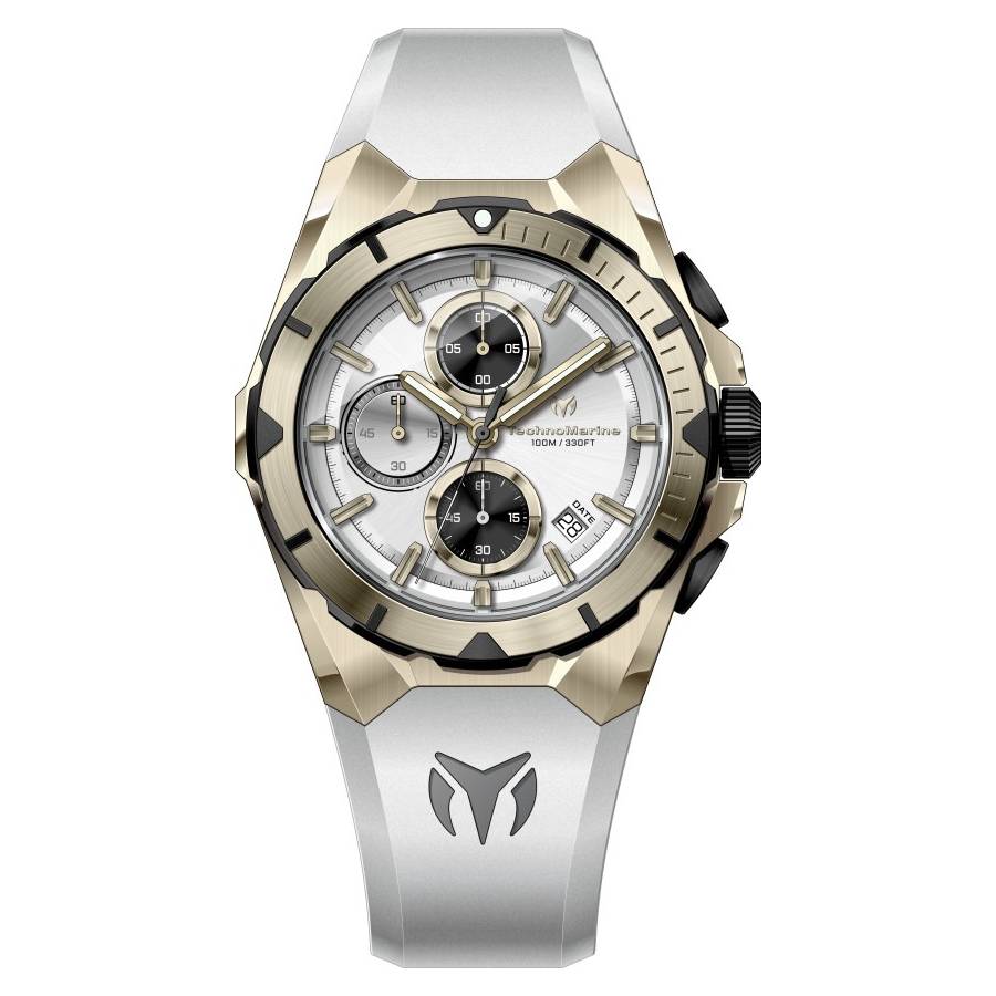Tm Watch Technomarine Ocean Chronograph Quartz Silver Dial Men's Watch TM-318141 ...