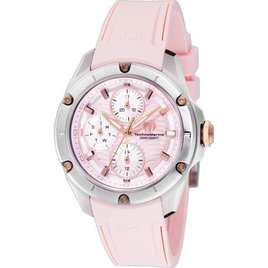 Technomarine Oceanico Quartz Light Pink Dial Ladies Watch TM