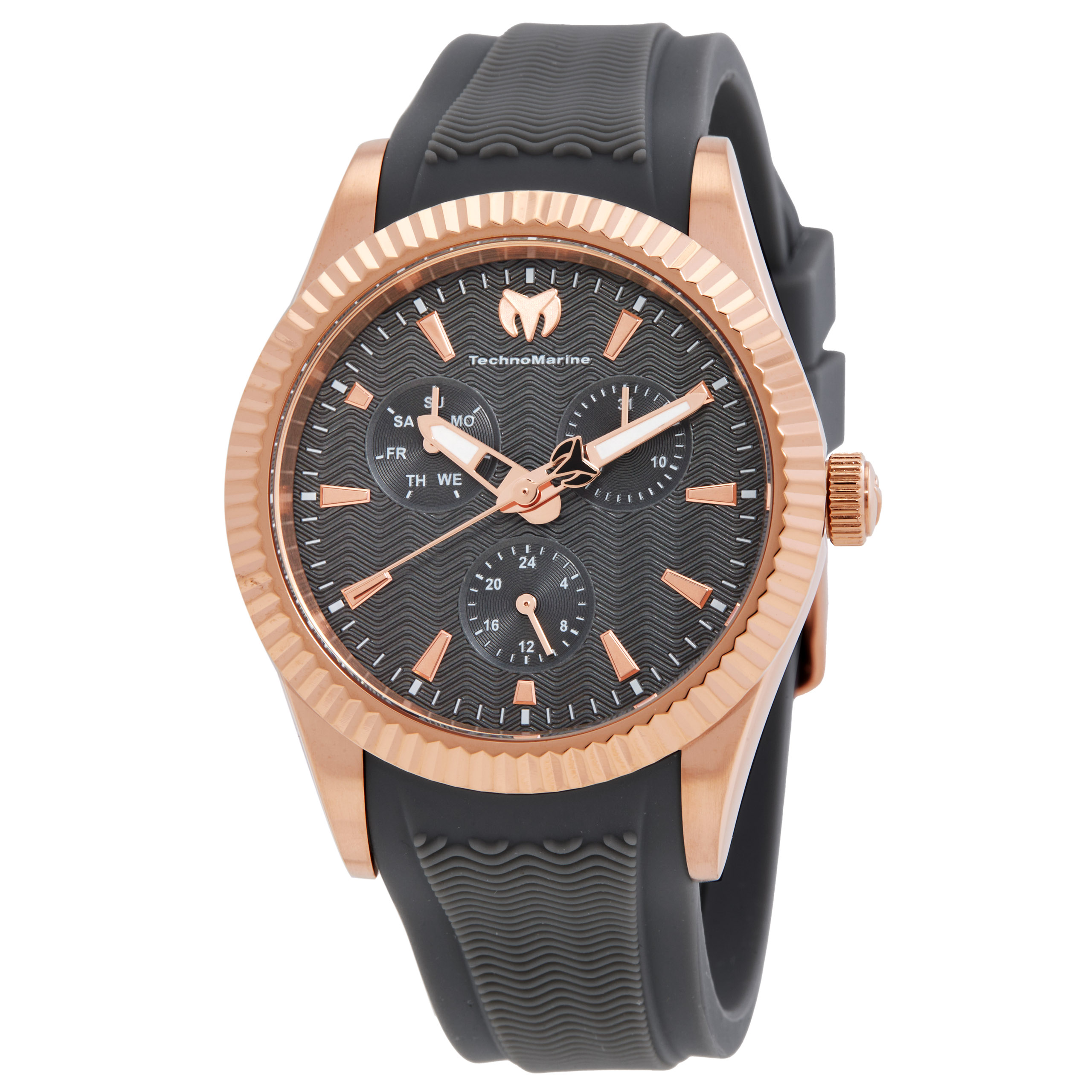 Technomarine Sea GMT Quartz Charcoal Dial Ladies Watch TM-719035