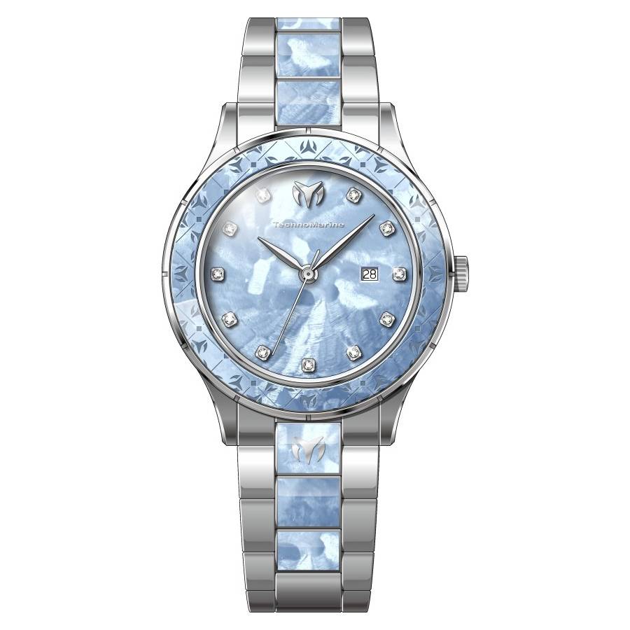 Technomarine Sea Quartz Blue Dial Ladies Watch TM-725054 - Watches