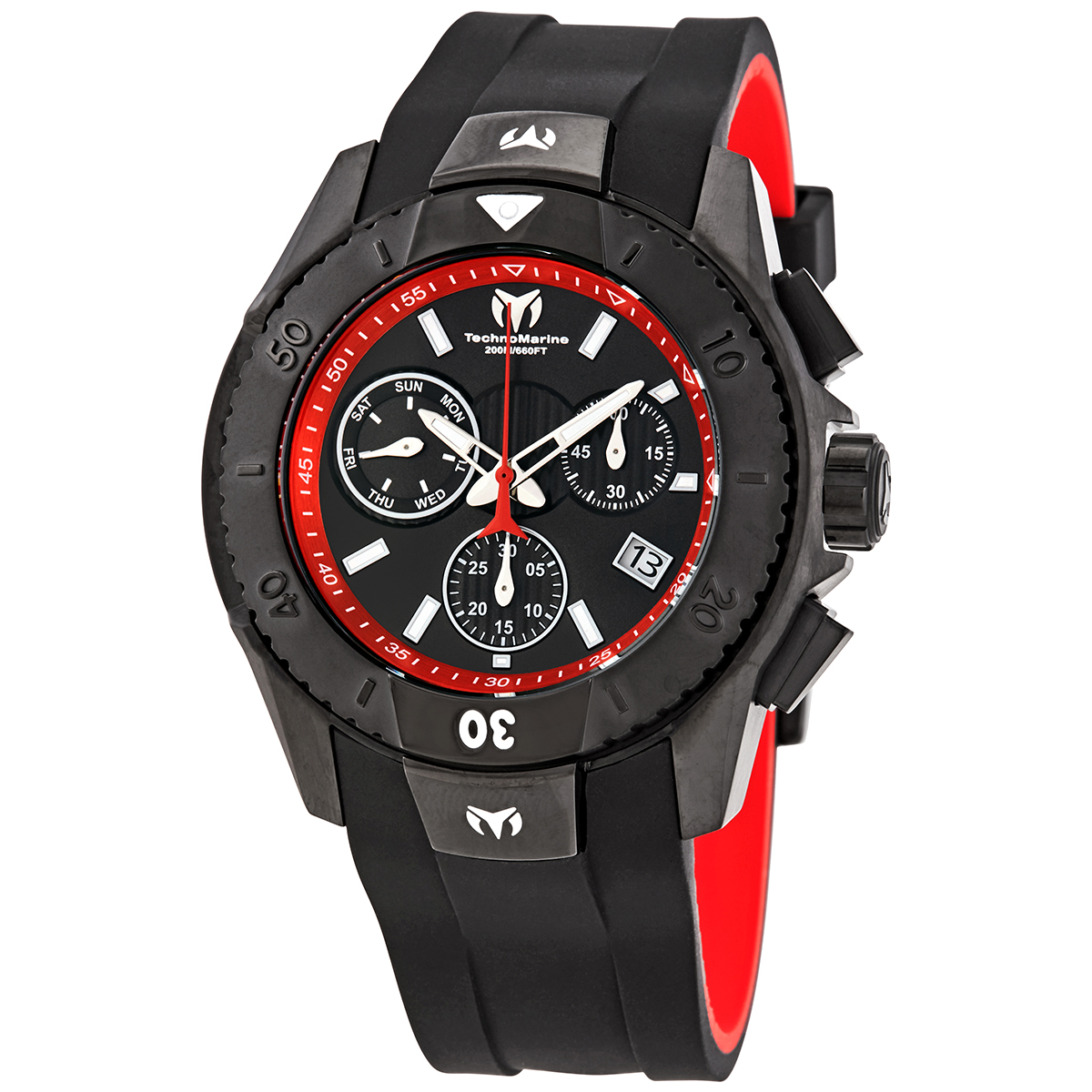 Technomarine UF6 Chronograph Quartz Black Dial Men's Watch TM-616002