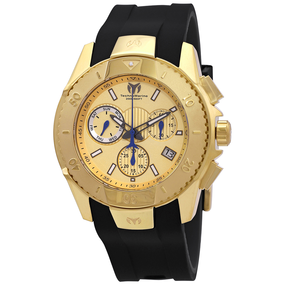 Technomarine UF6 Chronograph Quartz Gold Dial Men's Watch TM-617001