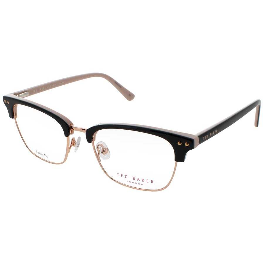 Ted Baker Ladies Black Cat Eye Eyeglass Frames Tb-tpw005-blk-48