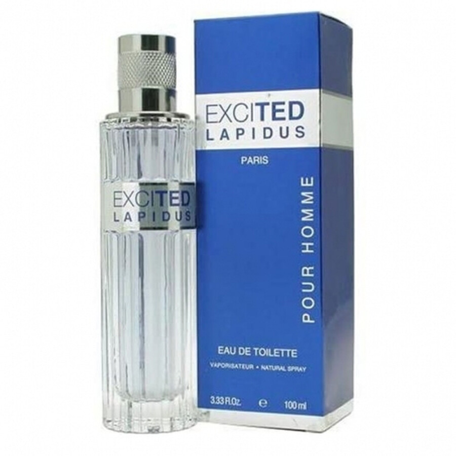 Ted Lapidus Men's Blueted Ted Edt 3.4 oz Fragrances 3355992003513 In Transparent
