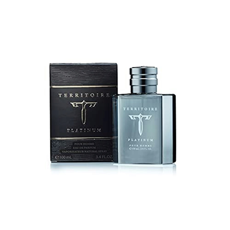 Territoire Men's Platinum Edp 3.4 oz Fragrances 0752084305938