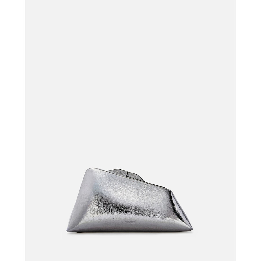 Attico The  8.30 Pm Clutch In Silver
