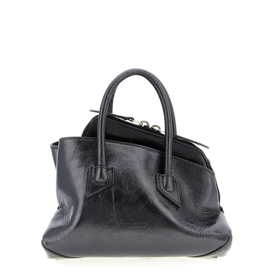 Attico The  La Passeggiata Mini Handbag In Gray