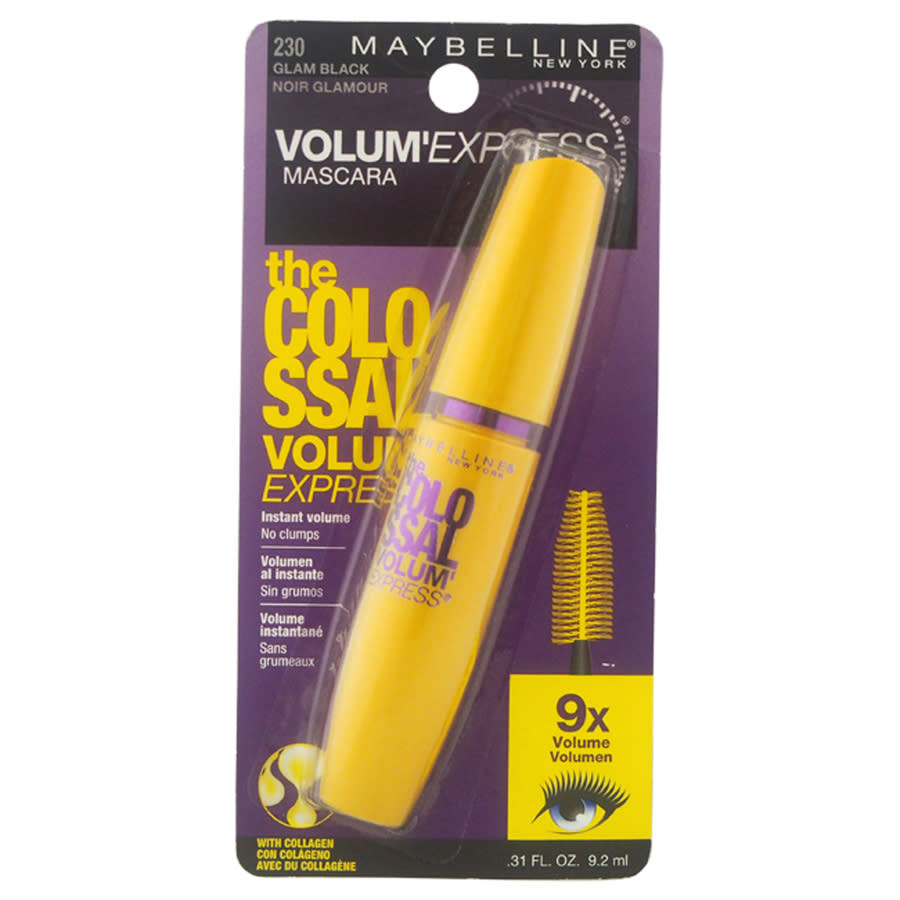 Maybelline The Colossal Volum Express Mascara - # 230 Glam Black By For Women - 0.31 oz Mascara In Black