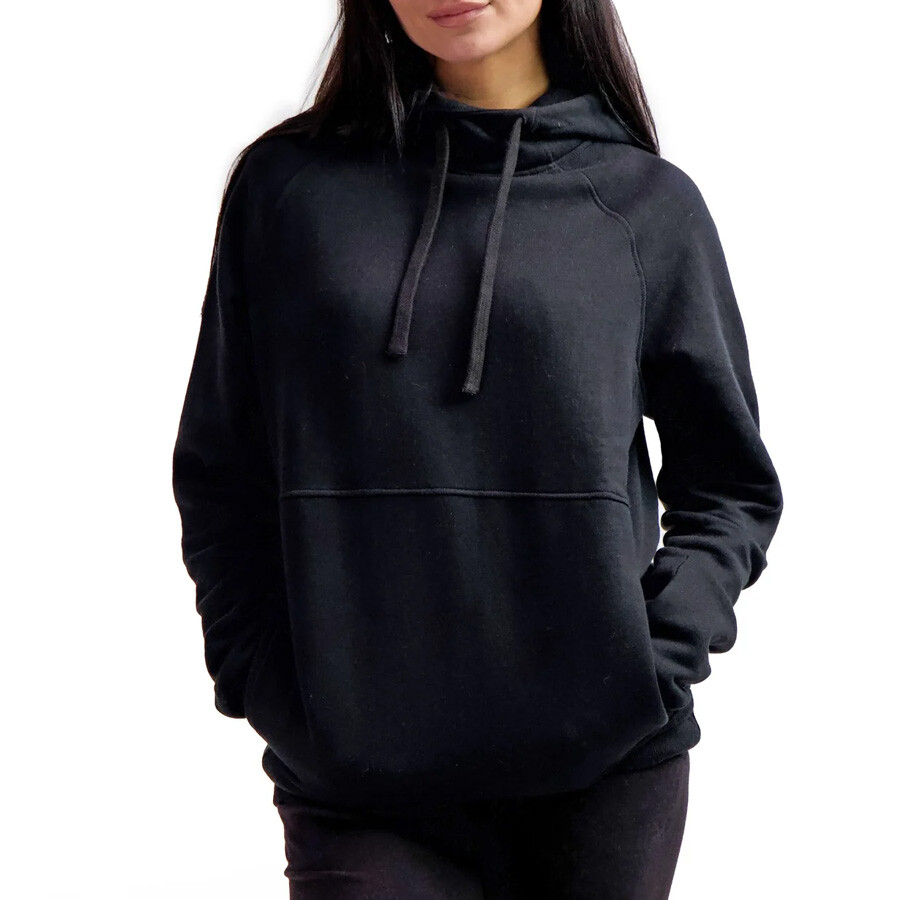 The Good Tee Fair Cotton Hoodie In Black