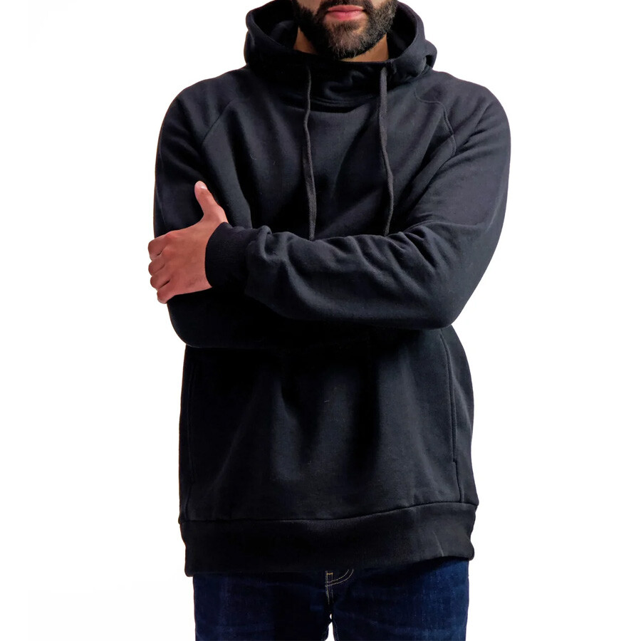 The Good Tee Fair Cotton Hoodie In Black