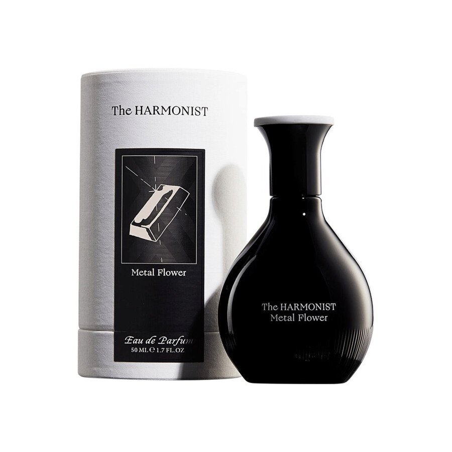The Harmonist Unisex Metal Flower Parfum Spray 1.7 oz Fragrances 3760284780636 In White
