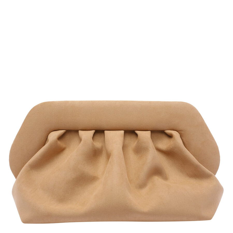 Themoirè Themoir Bios Suede Clutch In Sand