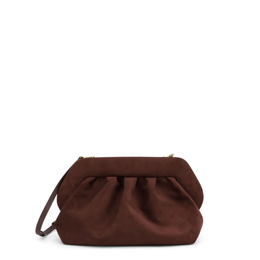 Themoirè Bios Suede Shoulder Bag