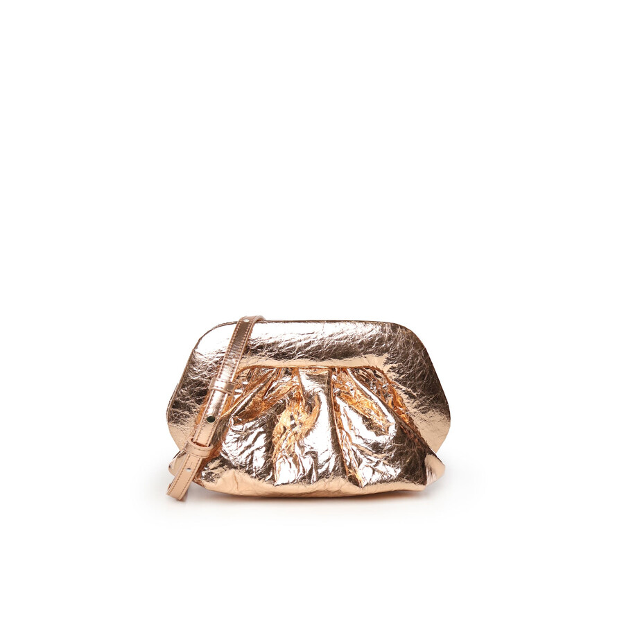 Themoirè Themoir Tia Pineapple Shoulder Bag In Gold