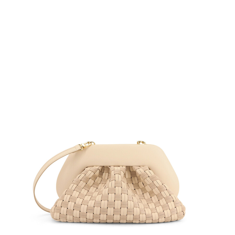 Themoirè Themoir Tia Vegan Leather Shoulder Bag In White