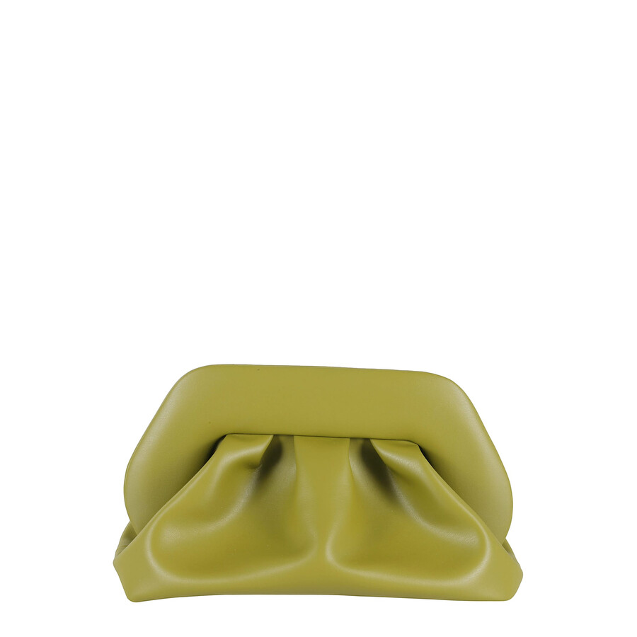 Themoirè Slouchy Vegan Bag With Gathered Design In Green