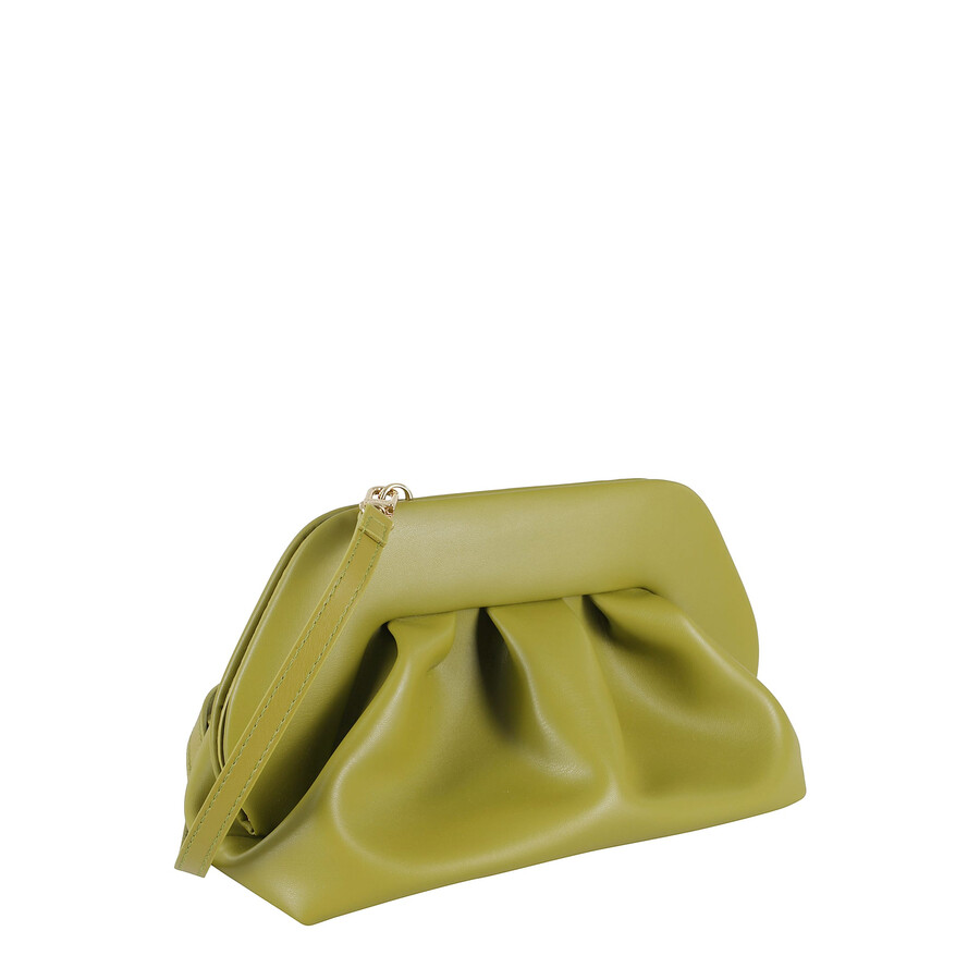 Themoirè Slouchy Vegan Bag With Gathered Design In Green