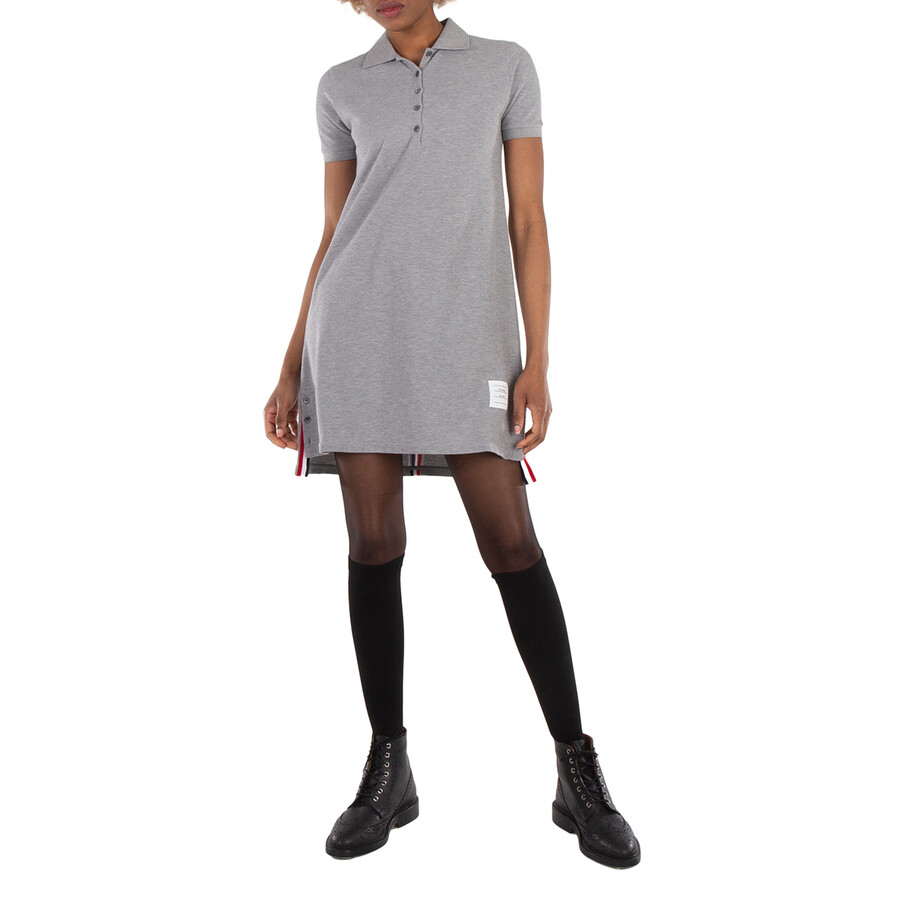 Classic Pique Stripe Polo Dress