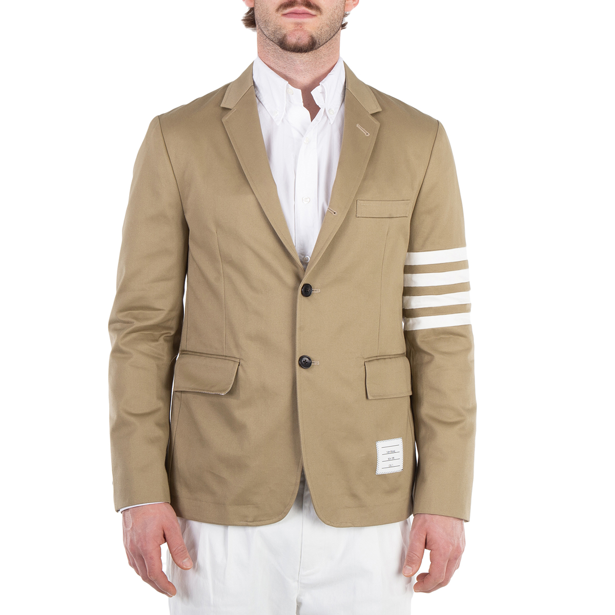 Thom Browne Classic Cotton Linen Botanical Flower Sport Coat Jackets 600060114gry main image 0
