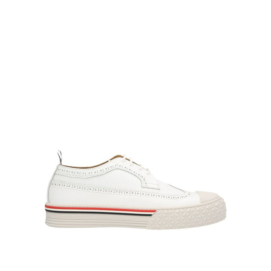 Thom Browne｜SNEAKERS (MFD258A 05584 100) Vitello Calf Court Shoe | Thom Browne