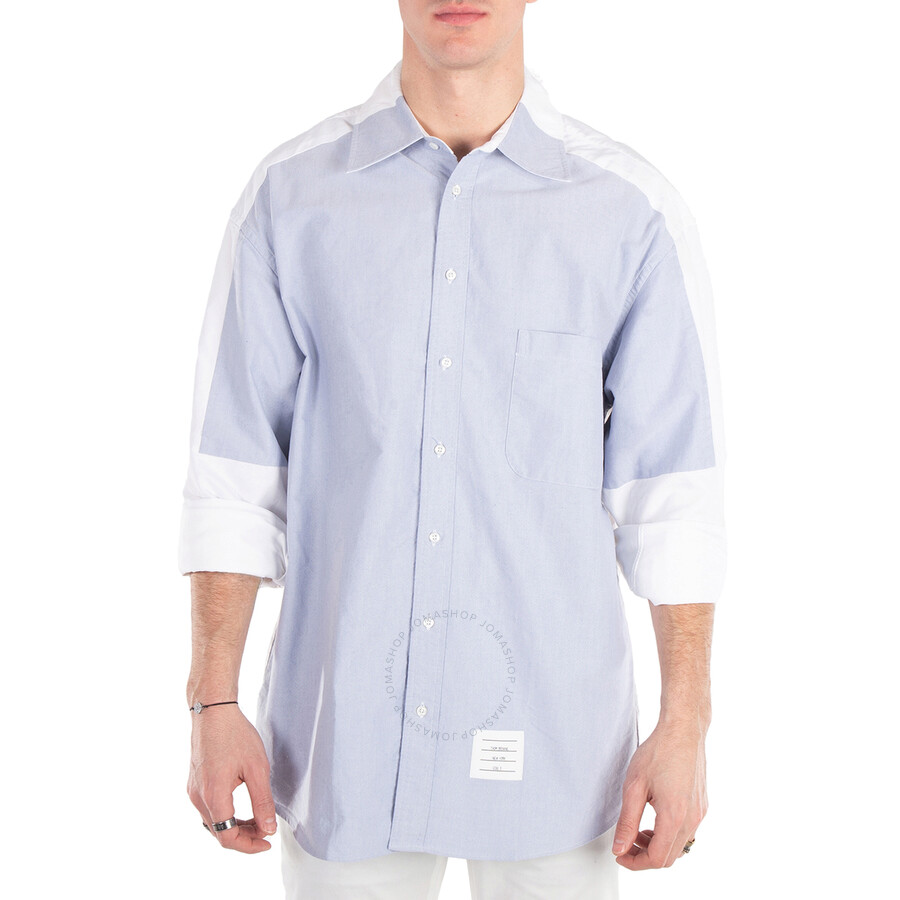 Thom Browne Oversized Long Sleeve Shirt W/Halo In Oxford
