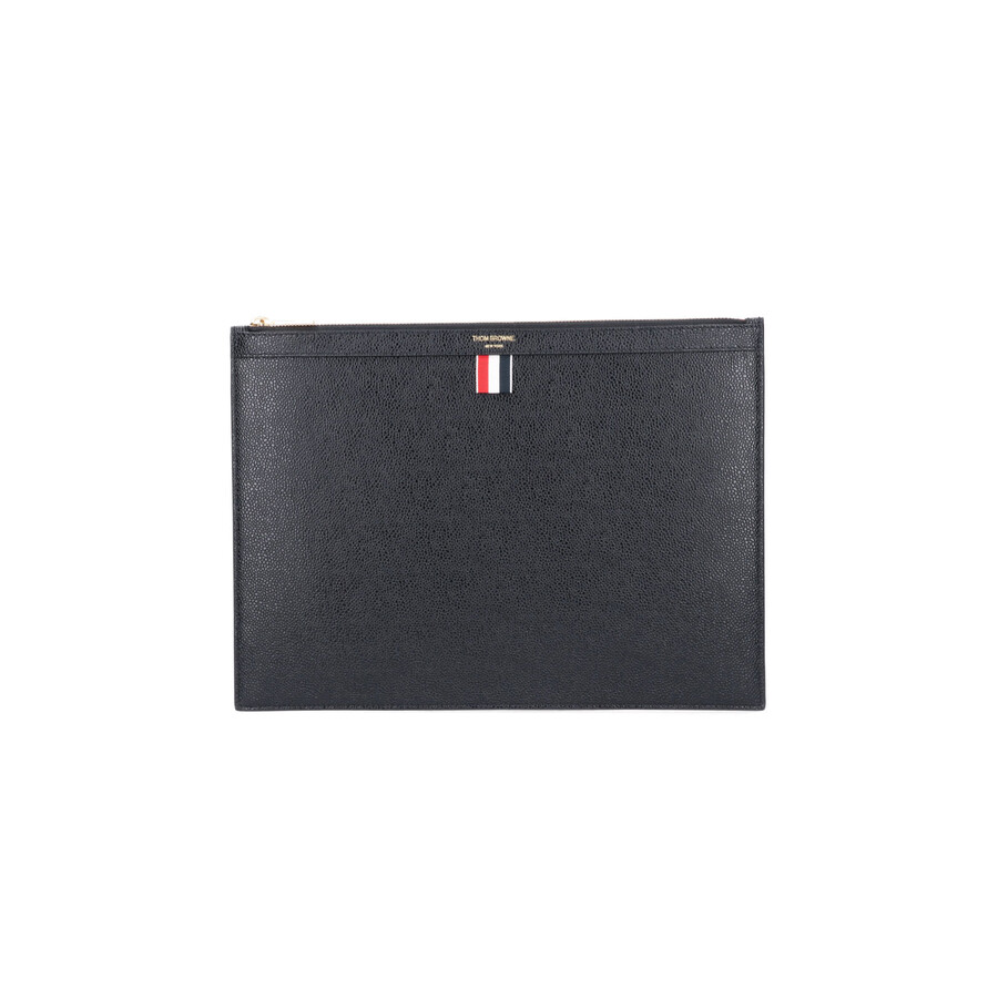 THOM BROWNE THOM BROWNE TRICOLOUR CLUTCH BAG