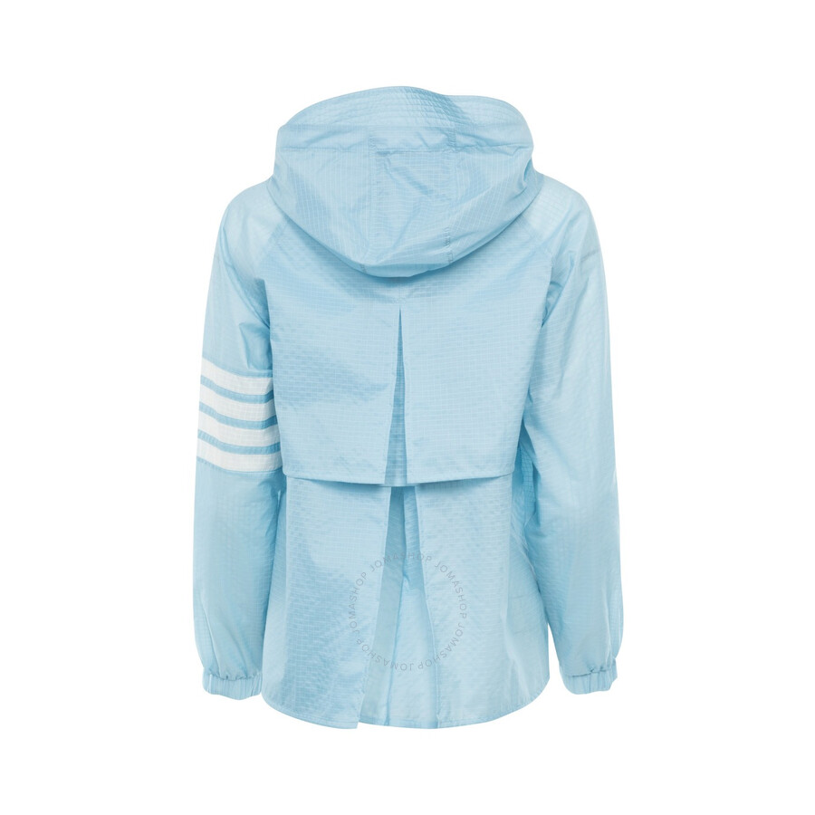 Thom Browne Ultralight Ripstop 4-bar Anorak In Blue