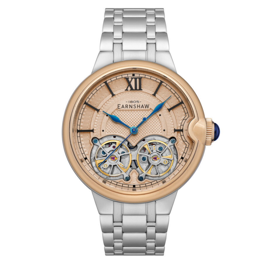 Thomas Earnshaw Barallier Dual Open Heart Automatic Rose