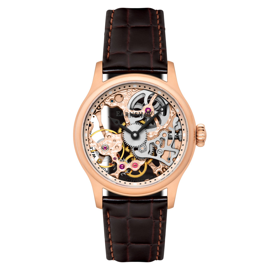 Thomas Earnshaw Bauer Transparent Dial Men's Watch ES-8049-03