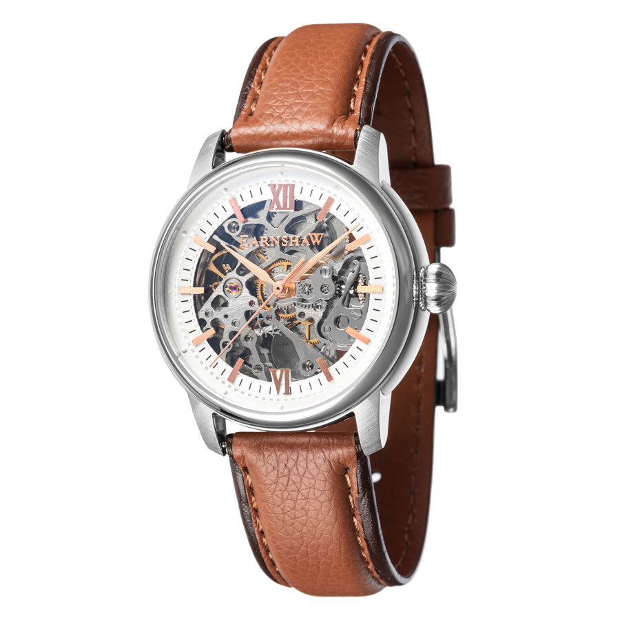 Thomas Earnshaw Cornwall Silver-tone Dial Men's Watch ES-8110-02