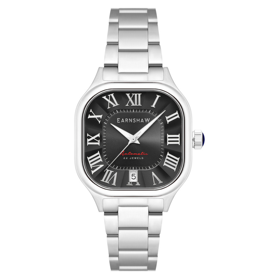 Thomas Earnshaw Coussin Black Dial Men's Watch ES-8284-33