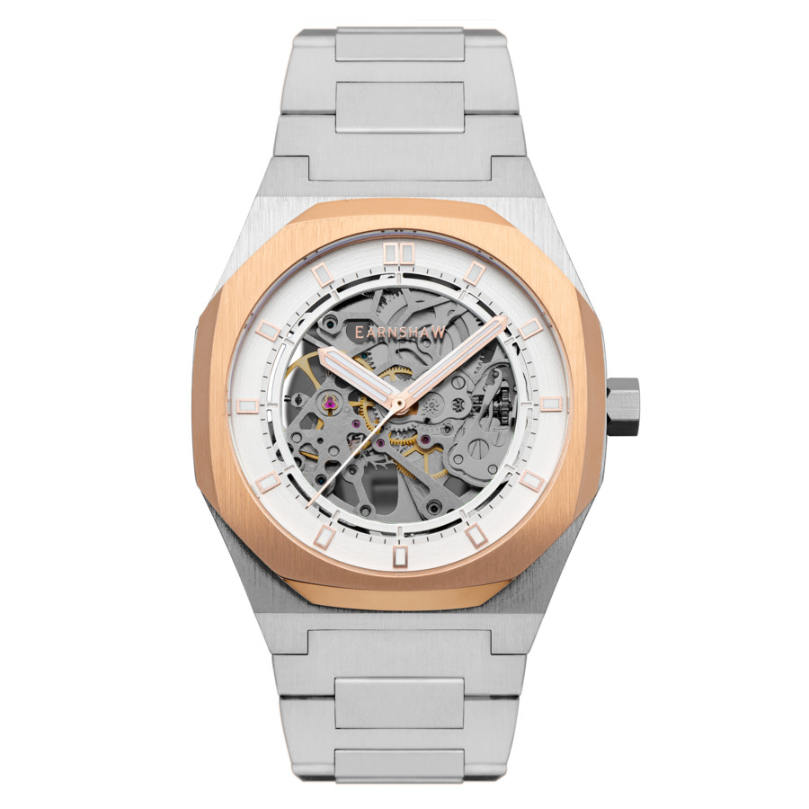 Thomas Earnshaw Drake Silver-tone Dial Men's Watch ES-8142-44