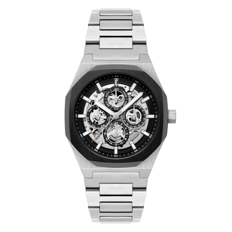 Thomas Earnshaw Drake Triple Calendar Black Dial Men's Watch ES-8308-44