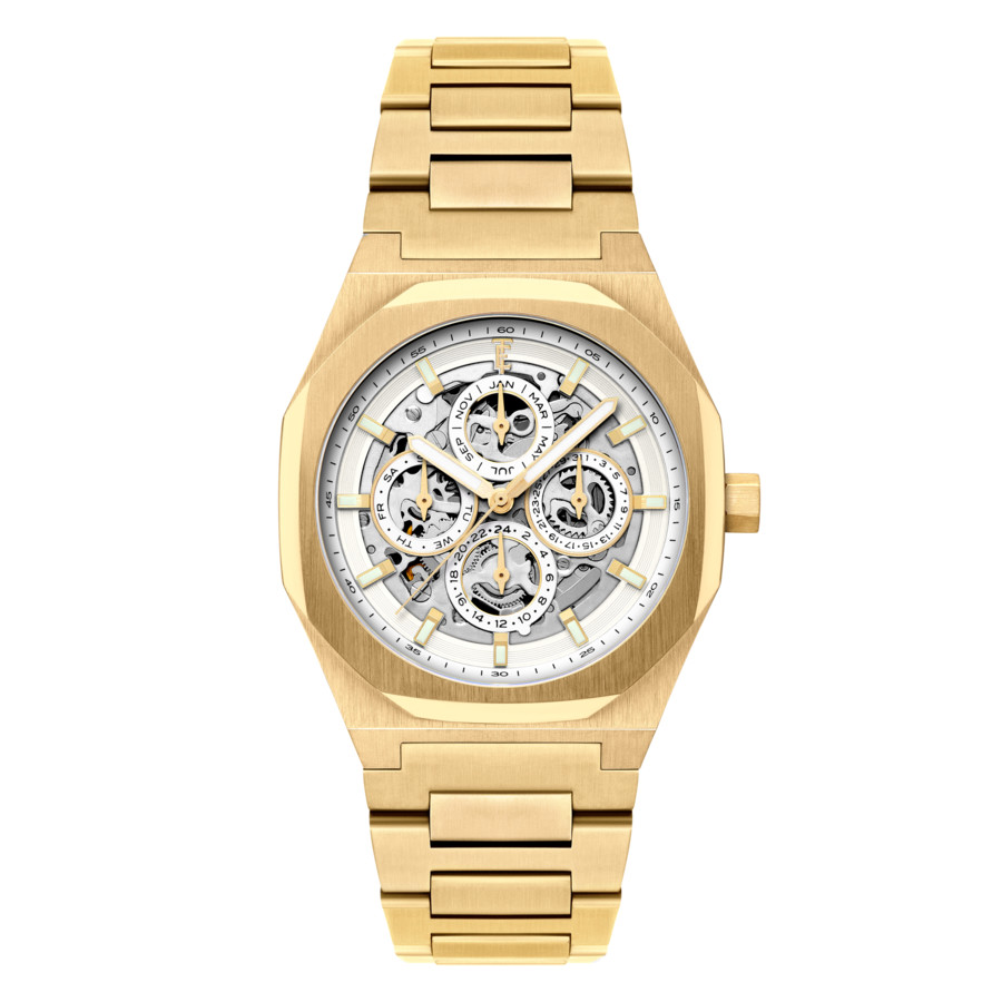Thomas Earnshaw Drake Triple Calendar White Dial Men's Watch ES