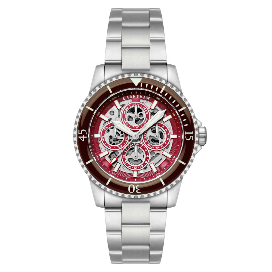 Thomas Earnshaw Duncan Automatic Red Dial Men's Watch ES-8320-33