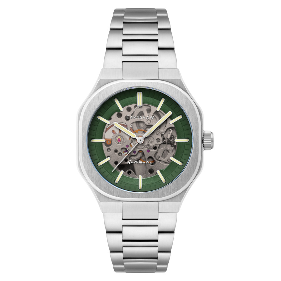 Thomas Earnshaw Exeter Automatic Green Dial Men's Watch ES-8300-44 ...