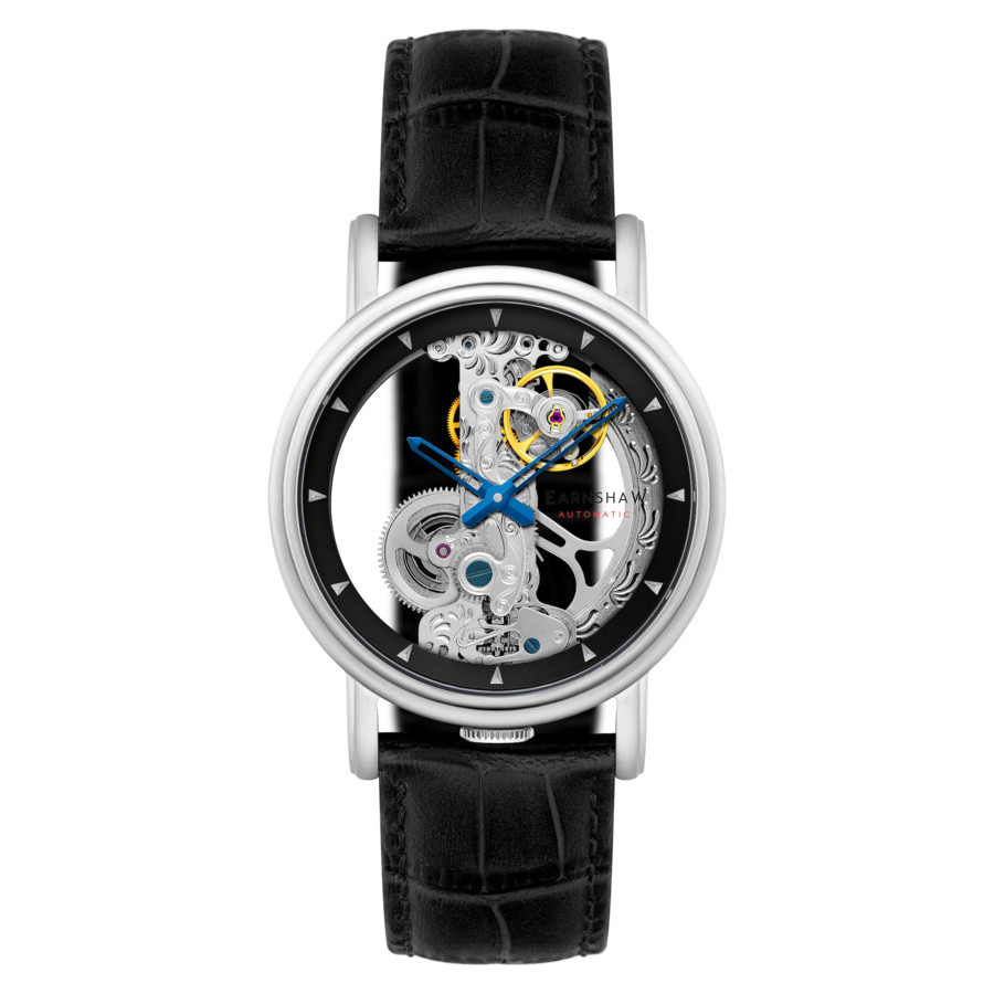 Thomas Earnshaw Fowler Bridge Black Dial Men's Watch ES-8225-01