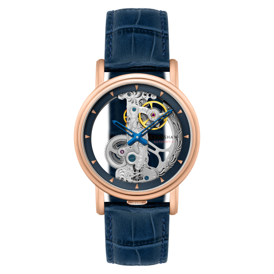 Thomas Earnshaw Fowler Bridge Blue Dial Men's Watch ES-8225-06