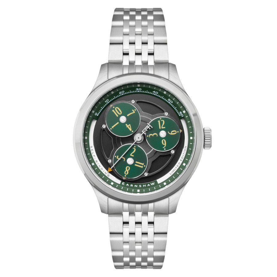 Thomas Earnshaw Hexham Trisect Green Dial Men's Watch ES-8304-33