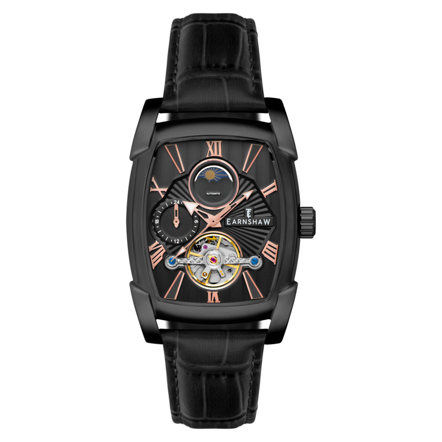 Thomas Earnshaw Kensington Black Dial Men's Watch ES-8296-06