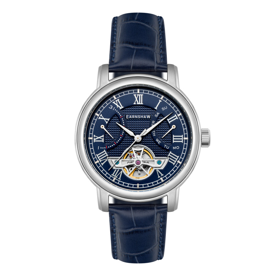 Thomas Earnshaw Longcase Blue Dial Men's Watch ES-8169-02