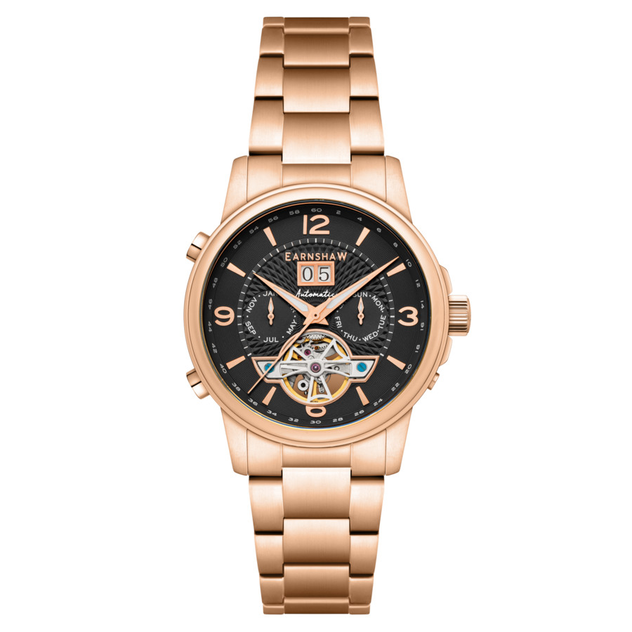 Thomas Earnshaw Marylebone Black Dial Men's Watch ES-8177-55