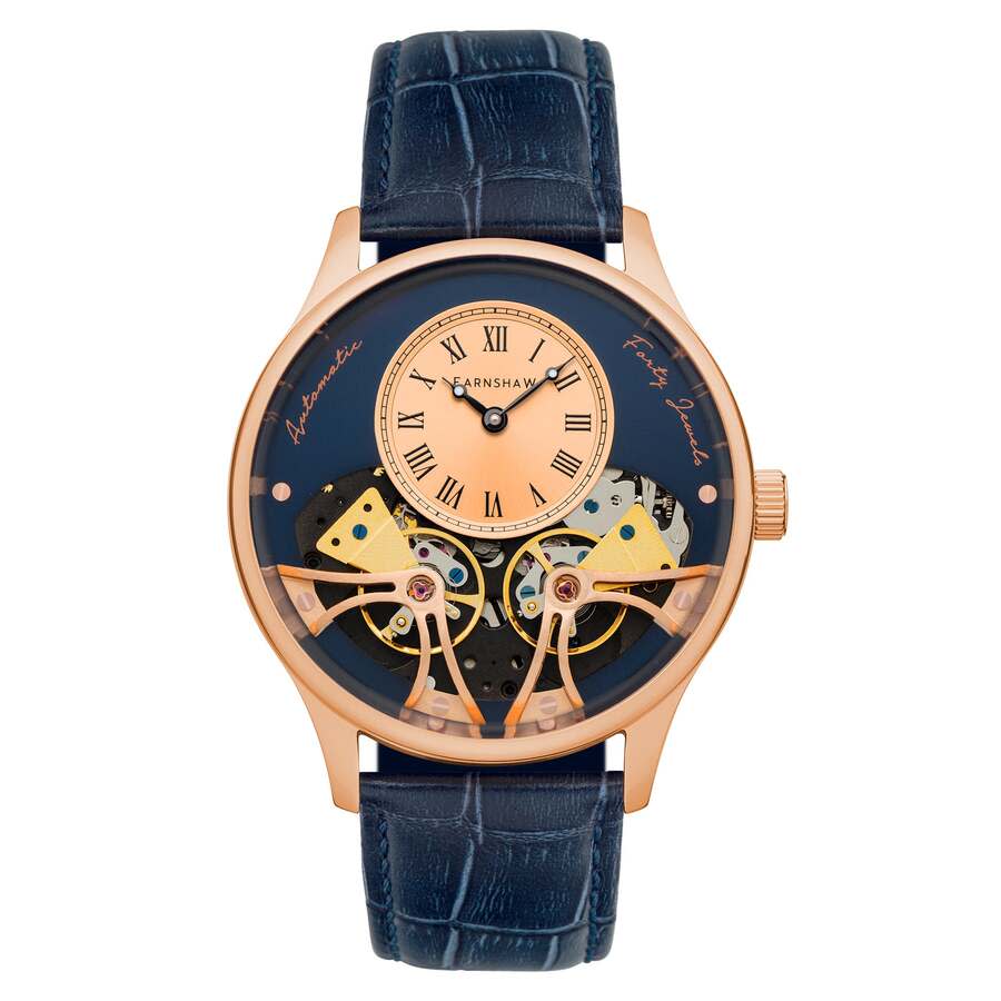 Thomas Earnshaw Scientists Faraday Double Barrel Rose Gold-tone Dial Men's Watch ES-8179-09